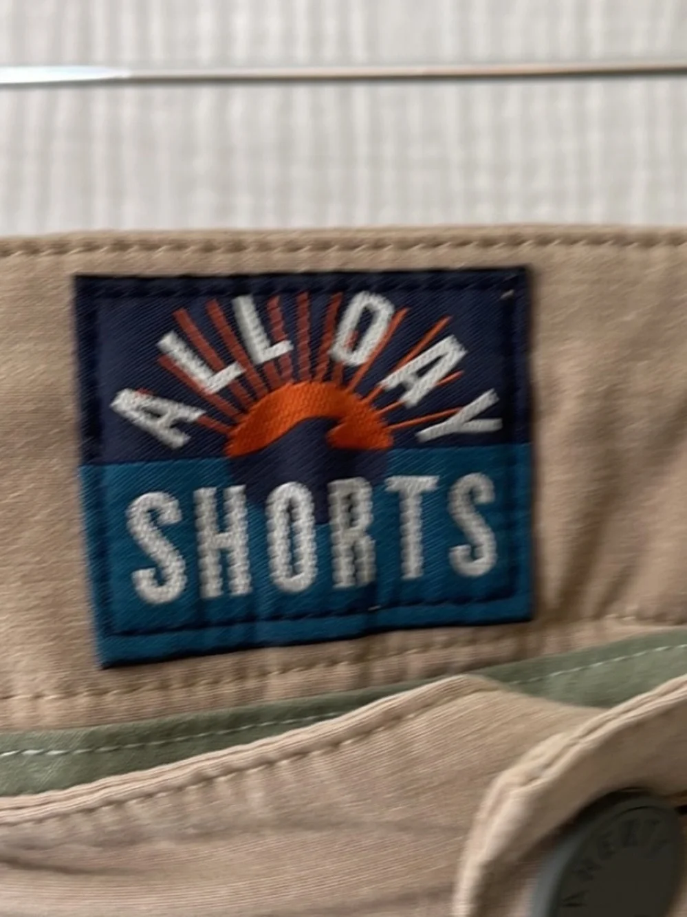 Faherty‎ All Day Shorts 7” Inseam Khaki Size 36